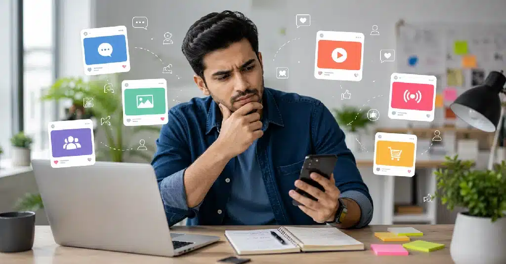memilih platform dari klasifikasi media sosial