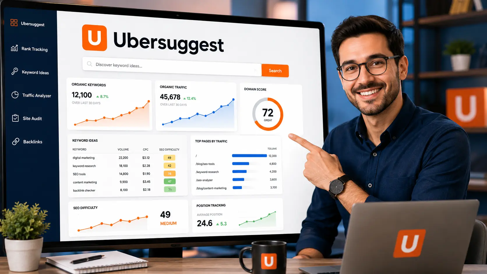 ubersuggest untuk analisis website