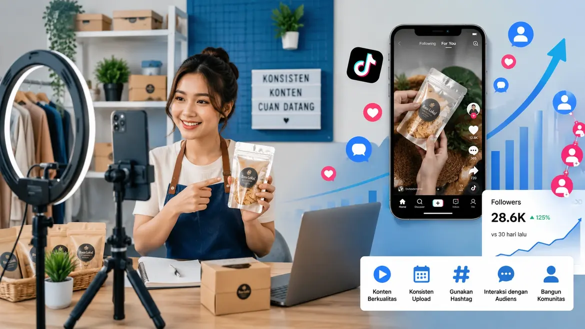 cara naikkan followers TikTok