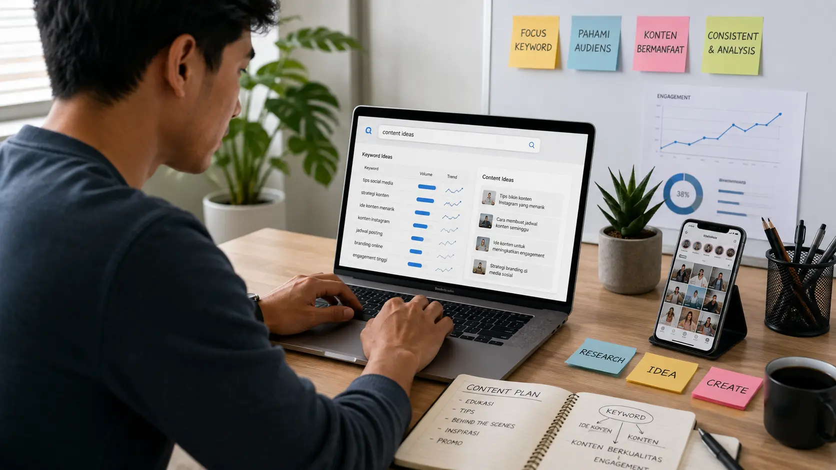 content planning berbasis keyword