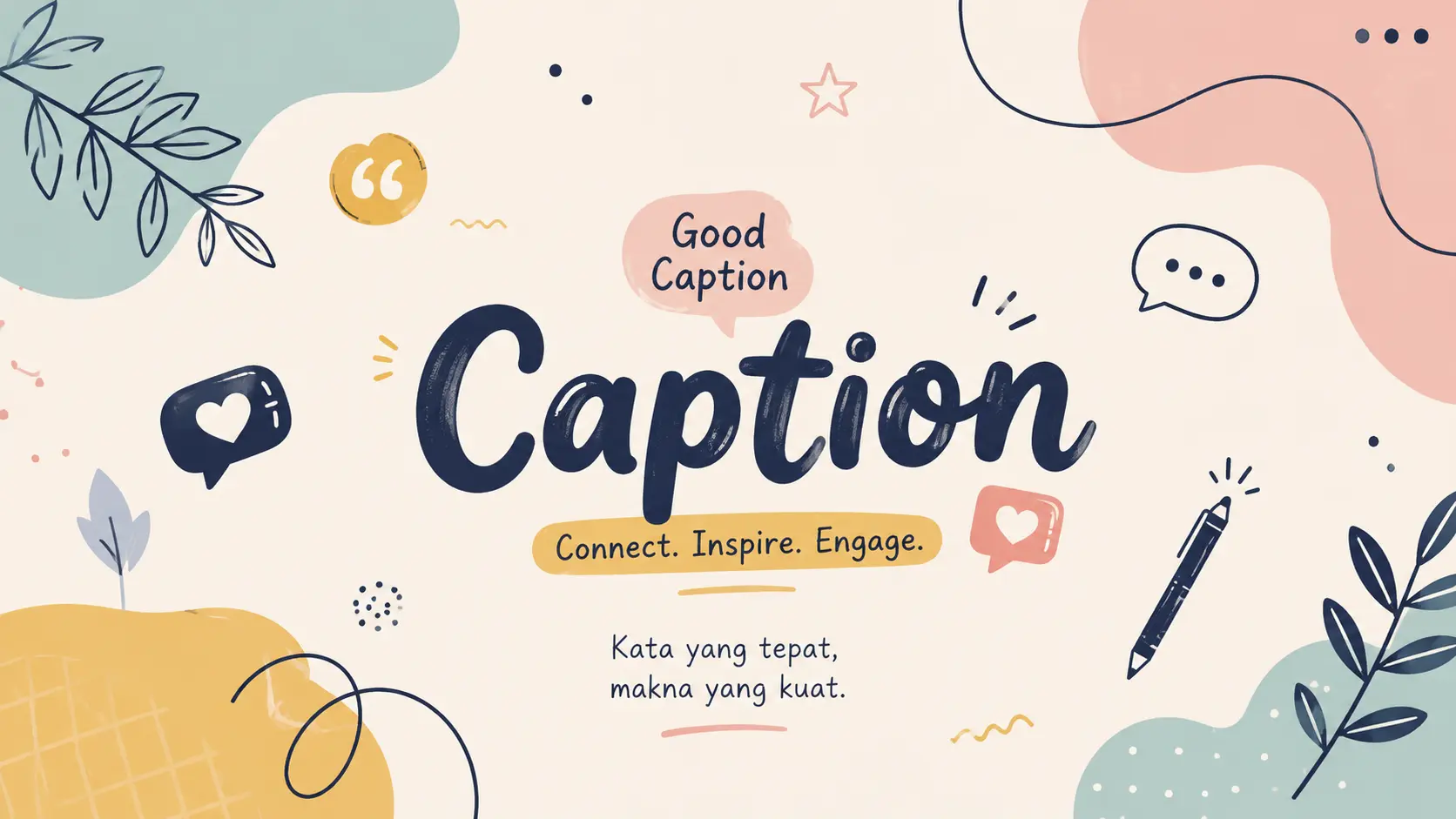 menulis caption engaging