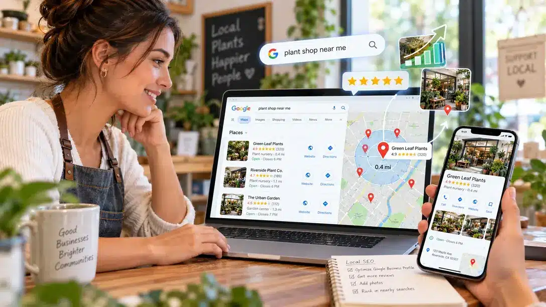 menerapkan strategi SEO lokal bisnis untuk meningkatkan visibilitas di Google Maps dan pencarian terdekat