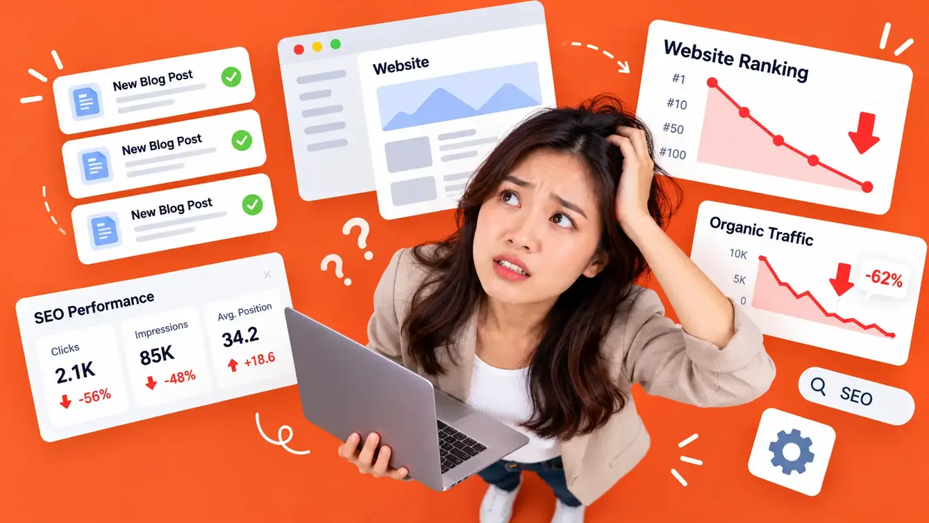 ranking web turun